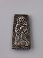 Kneeling Figure, Copper alloy with a reddish brown patina., Northern European