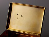 Snuffbox, Gold and enamel, probably French