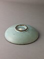 Shallow dish, Jun ware, Chinese  , Northern Song Dynasty, Stoneware with blue glaze., Chinese