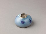 Small bowl, Jun ware, Chinese  , Jin/Yuan Dynasty, Stoneware with splashed blue glaze., Chinese
