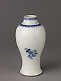 Small vase, Chinese  , Qing Dynasty, Porcelain painted in underglaze blue., Chinese