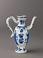 Small ewer, Chinese  , Qing Dynasty, Kangxi period, Porcelain painted in underglaze blue., Chinese