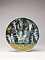 Roundel (tondo), possibly workshop of Giovanni Maria Vasaro (Italian (Castel Durante), active early 16th century), Maiolica (tin-glazed earthenware), Italian, Castel Durante