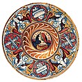 Plate (tondino), probably workshop of Maestro Giorgio Andreoli (Italian (Gubbio), active first half of 16th century), Maiolica (tin-glazed earthenware)