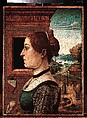 Portrait of a Woman, possibly Ginevra d'Antonio Lupari Gozzadini, Attributed to the Maestro delle Storie del Pane (Italian (Emilian), active late 15th century), Tempera on wood