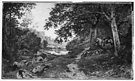 The Rocky Path in the Morvan (Chemin des roches dans le Morvan), Henri-Joseph Harpignies (French, Valenciennes 1819–1916 Saint-Privé), Oil on canvas