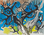 Dead Olive Trees, Edouard Pignon (French, 1905–1993), Oil on canvas