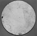 Louis XV circular marquetry and bronze dore table de salon, Martin Carlin (French, near Freiburg im Breisgau ca. 1730–1785 Paris), Oak veneered with tulipwood, holly, and ebony; set with four soft-paste Sévres porcelain plaques; gilt-bronze mounts., French, Paris