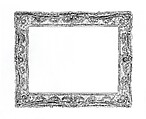 Swept frame, Oak lower moldings and feather keys; lime upper moldings., French