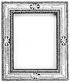 Cassetta frame, Basswood back frame with rosewood upper moldings and ivory, tortoiseshell, oak and maple veneers. Carved. Sight edge: simplified lotus leaf, ebonized. Frieze: ivory stringing, maple and oak veneer. Centers: oval bosses with ivory and tortoiseshell veneer. Corners: curled acanthus leaves and paterae engraved on ivory., American, New York (?)