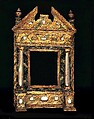 Tabernacle frame, Poplar, mother of pearl, marble, Italian, Venice