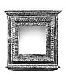 Tabernacle mirror frame, Walnut, Italian, Tuscany
