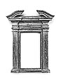 Tabernacle frame, Walnut, Italian, Tuscan