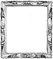 Sansovino frame, Pine back frame with poplar upper moldings., Italian, Veneto