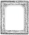 Cassetta frame, Pine back frame with lime upper moldings., German