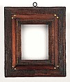 Ripple frame, Pine back frame with ebonized pearwood upper moldings., Central European
