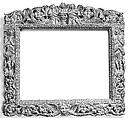 Corpus frame, Pine back frame with poplar upper moldings., American, United States