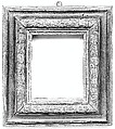 Cassetta frame, Poplar half-lapped back frame with pearwood upper moldings., Italian, Rome (?)