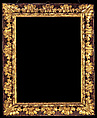 Reverse ogee frame, Italy (Naples), Poplar, marbleized base, carved and gilded frame, Italian, Naples