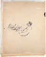 Monsieur le Sous-préfet, Jacques Villon (French, Damville 1875–1963 Puteaux), Gray wash and watercolor with traces of graphite on buff board, darkened