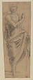 Saint John the Baptist, Innocenzo da Imola (Innocenzo Francucci) (Imola 1488/89–Bologna ca. 1545), Black and white chalk