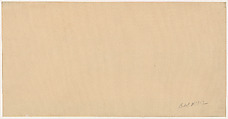 The Palatine Hill, Rome, Camille Corot (French, Paris 1796–1875 Paris), Graphite on tan wove paper