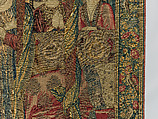 Emperor Vespasian Cured by Veronica's Veil, Wool, silk, and gilt-metal-strip-wrapped silk in slit, dovetailed, and double interlocking tapestry weave., Flemish, Brussels
