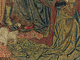 Emperor Vespasian Cured by Veronica's Veil, Wool, silk, and gilt-metal-strip-wrapped silk in slit, dovetailed, and double interlocking tapestry weave., Flemish, Brussels