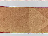 Hanging, silk; metal; linen, Italian, possibly Florence