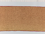 Hanging, silk; metal; linen, Italian, possibly Florence