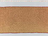 Hanging, silk; metal; linen, Italian, possibly Florence