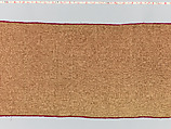 Hanging, silk; metal; linen, Italian, possibly Florence
