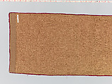 Hanging, silk; metal; linen, Italian, possibly Florence