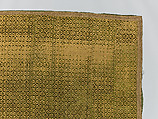 Cover, Silk; metal; cotton, Italian or Spanish