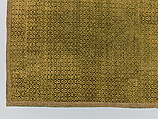 Cover, Silk; metal; cotton, Italian or Spanish