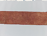Two Orphrey Sections made into a Hanging or Cover, Silk; metal; hemp plain weave, Spanish
