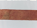 Two Orphrey Sections made into a Hanging or Cover, Silk; metal; hemp plain weave, Spanish