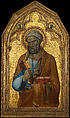 Saint Peter, Follower of Lippo Memmi (Italian, Sienese, active mid-14th century), Tempera on wood, gold ground, Italian, Siena