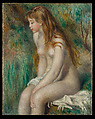 Young Girl Bathing, Auguste Renoir (French, Limoges 1841–1919 Cagnes-sur-Mer), Oil on canvas