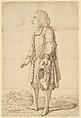Caricature of a Polish Count, Pier Leone Ghezzi (Italian, Comunanza near Ascoli Piceno 1674–1755 Rome), Pen and brown ink