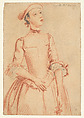 Lady Amelia D'Arcy, Paul Sandby (British, baptized Nottingham 1731–1809 London), red chalk, pencil, and some black chalk