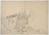 An English Royal Yacht, Willem van de Velde I (Dutch, Leiden 1611–1693 London), Pencil, brush and gray ink and gray wash.