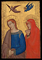 Saints John the Evangelist and Mary Magdalene, Italian, Neapolitan Follower of Giotto (active second third of the 14th century), Tempera on wood, gold ground