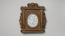 Tabernacle mirror frame, Unknown (Italian, Ferrara), Walnut, Italian, Florence(?)