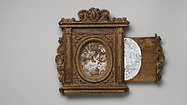 Tabernacle mirror frame, Unknown (Italian, Ferrara), Walnut, Italian, Florence(?)