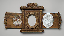 Tabernacle mirror frame, Unknown (Italian, Ferrara), Walnut, Italian, Florence(?)