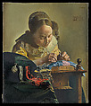 The Lacemaker (after Vermeer), Salvador Dalí (Spanish, Figueres 1904–1989 Figueres), Oil on canvas