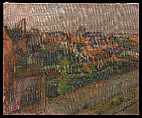 View of Saint-Valéry-sur-Somme, Edgar Degas (French, Paris 1834–1917 Paris), Oil on canvas
