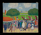 At the Racetrack, Kees van Dongen (Dutch, Delfshaven, The Netherlands 1877–1968 Monte Carlo), Oil on canvas