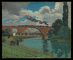 Railroad Bridge over the Marne at Joinville, Armand Guillaumin (French, Paris 1841–1927 Orly), Oil on canvas